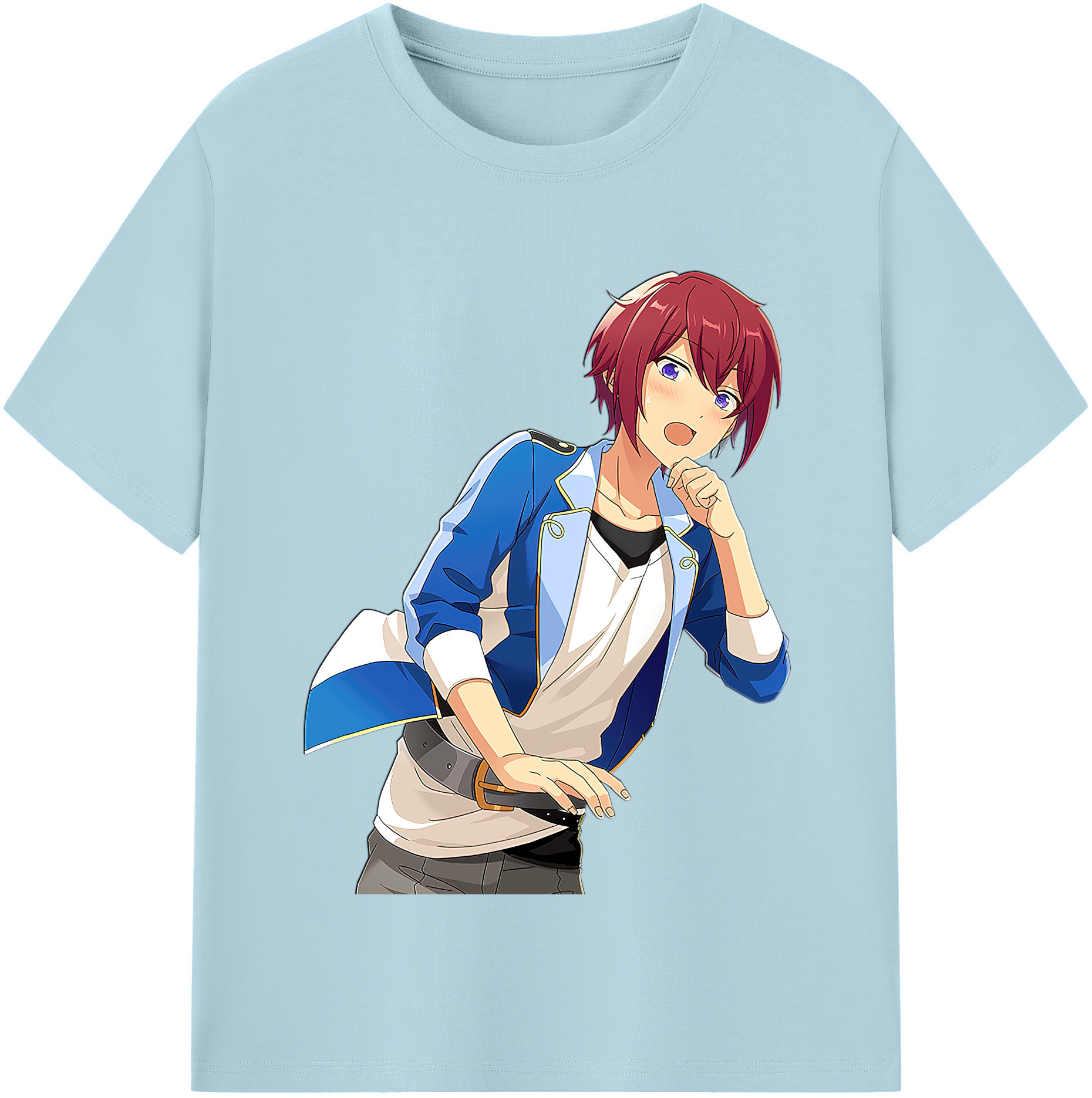 （画像用） あんさんぶるスターズ! Ensemble Stars 綿100％半袖Tシャツ（フロントプリント）